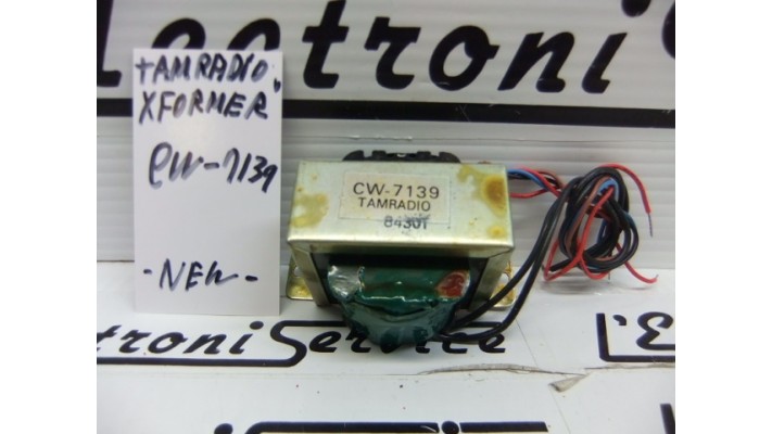 TAM RADIO CW-7139 power transformer 
